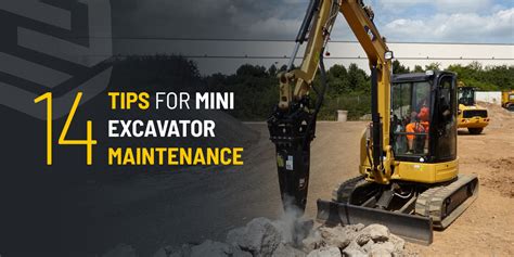 mini excavator maintenance tips